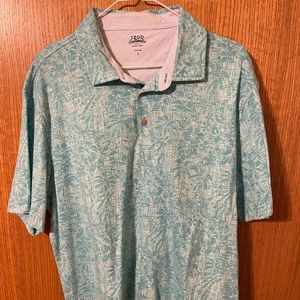 IZOD saltwater floral pattern polo
